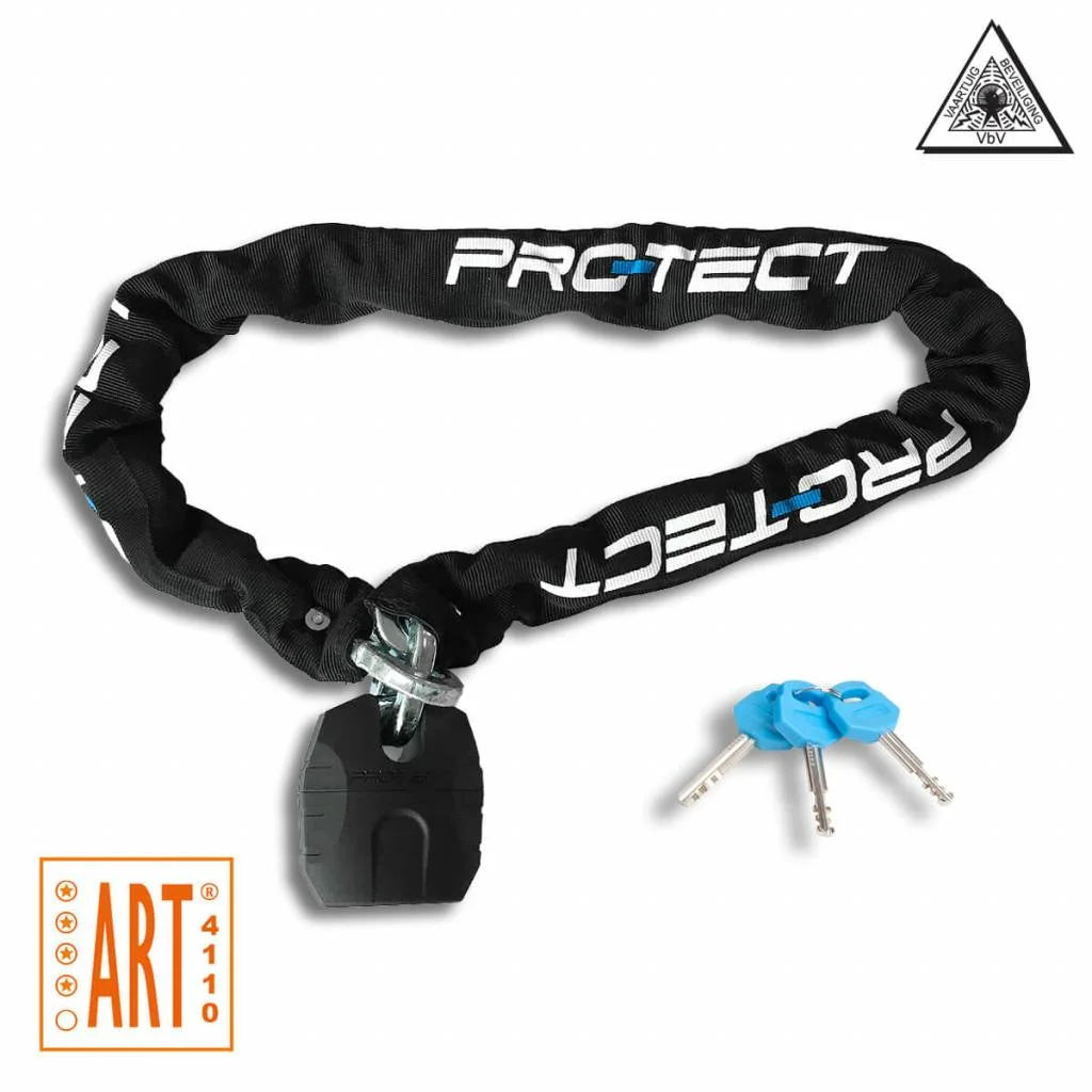 Pro-Tect Ruby ART 2 sterren kettingslot voor de fiets Pro-Tect Ruby ART 2 sterren kettingslot voor de fiets