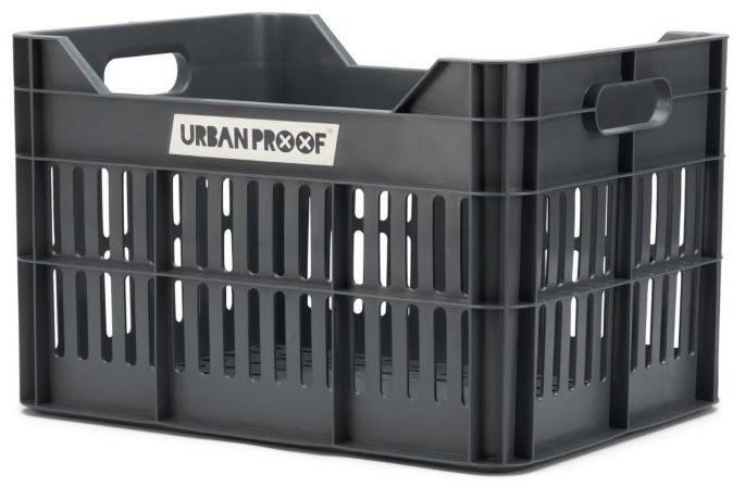Urban Proof Gerecyclede Fietskrat Click 30 Liter - Asgrijs