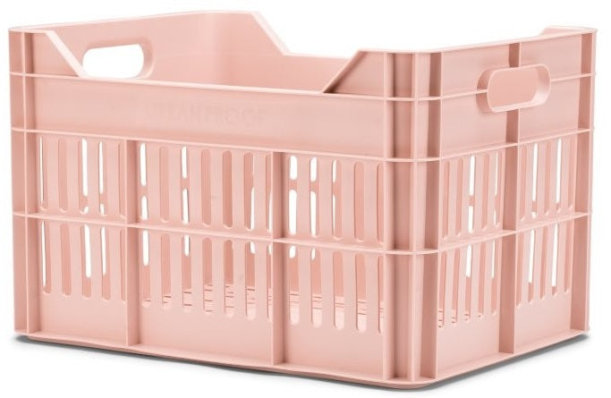 Urban Proof Gerecyclede Fietskrat Click 30 Liter - Pastelroze