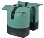 Dubbele fietstas Basil Cove 28-32L - Groen / Zwart