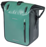 Enkele fietstas Basil Rivo M tarpaulin MIK 12-15L - Groen / Zwart