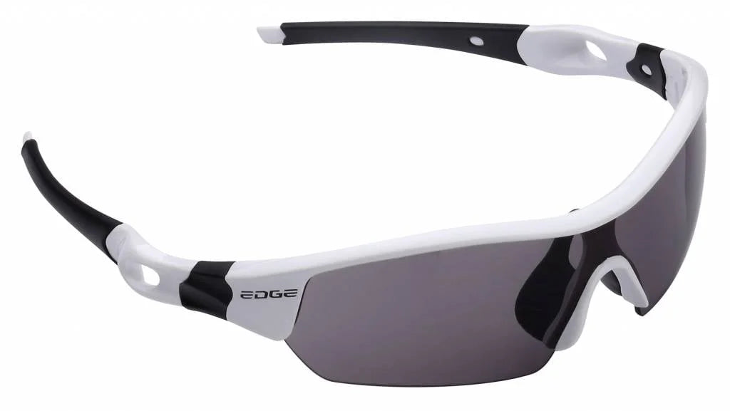 Fietsbril Edge Ventoux met etui en 4 lenzen - Wit
