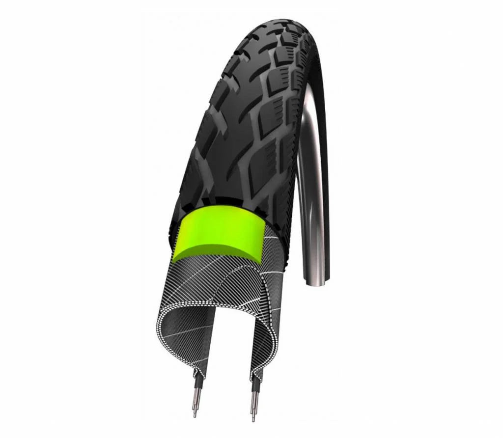 Buitenband Schwalbe Marathon GreenGuard 35-349 - Zwart met Reflectie