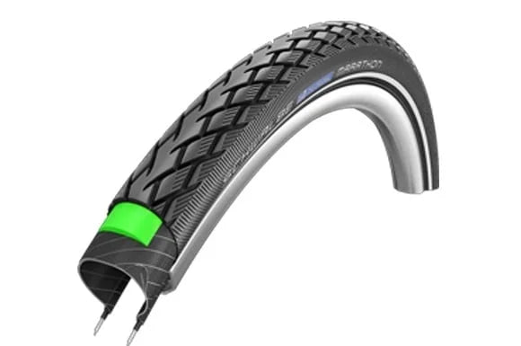 Buitenband Schwalbe Marathon GreenGuard 20 x 1.75" / 47-406 mm - zwart met reflectie