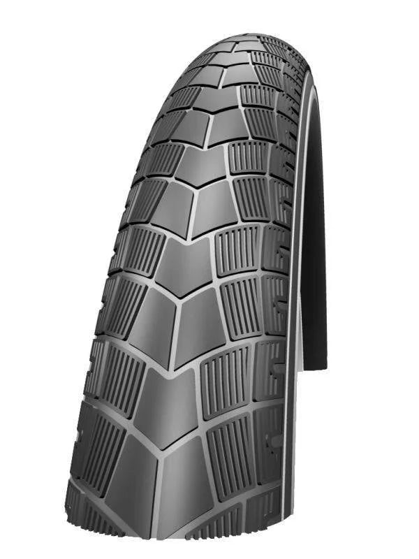 Buitenband Schwalbe Big Apple 55-559 (26x2.15) - Zwart met Reflectie