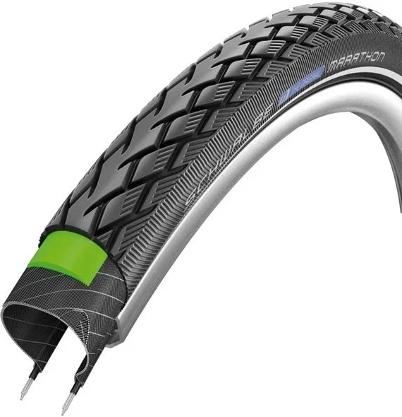 Buitenband Schwalbe Marathon GreenGuard 28x2.00" / 50-622 mm - zwart met reflectie