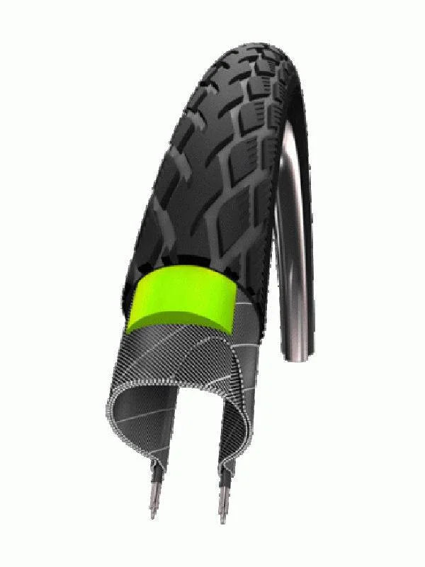 Buitenband Schwalbe Marathon GreenGuard 37-622 - Zwart met Reflectie
