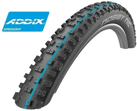 Buitenband Schwalbe Nobby Nic Addix Speedgrip SnakeSkin 26 x 2.25" / 57-559 mm - zwart