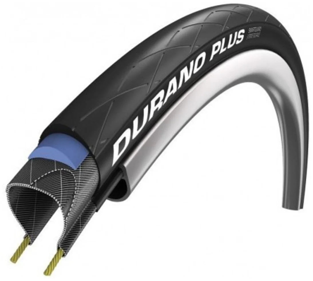Buitenband Schwalbe Durano Plus SmartGuard vouwband 28 x1.00" / 25-622 mm - zwart met reflectie