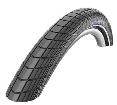 Buitenband Schwalbe Big Apple RaceGuard 20 x 2.00" / 50-406 mm - Zwart met Reflectie