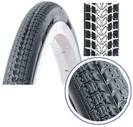 Dutch Perfect Buitenband 28-622 - Zwart met Reflectie - No Flat