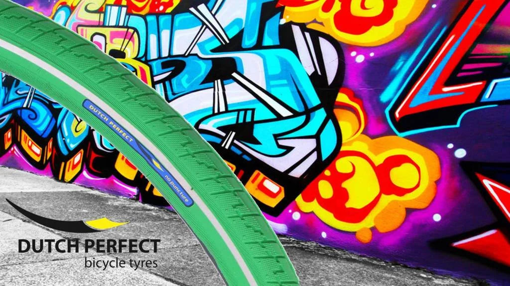 Dutch Perfect Buitenband 50-622 Groen-Reflex