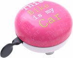 Bicycle bell Edge Ding-Dong ø80mm - Pink Car