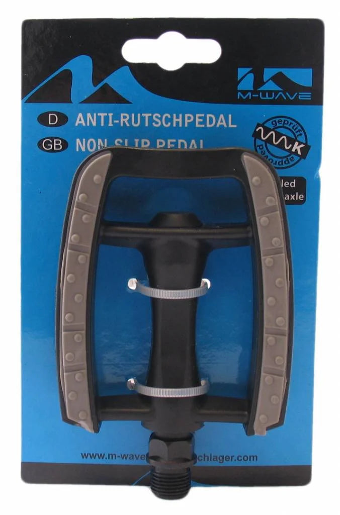 Pedals Anti-Slip M-Wave Black-Plastic