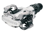 Pedaalset Shimano SPD M520 met plaatjes SM-SH51 - zilver