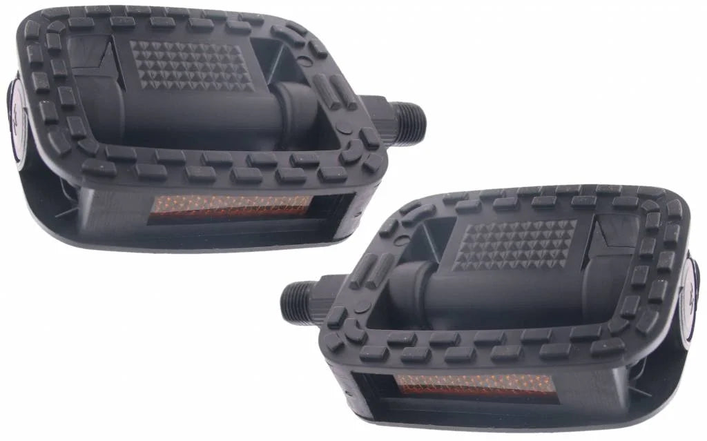 Fietspedalen Edge Comfort Anti-Slip - Zwart