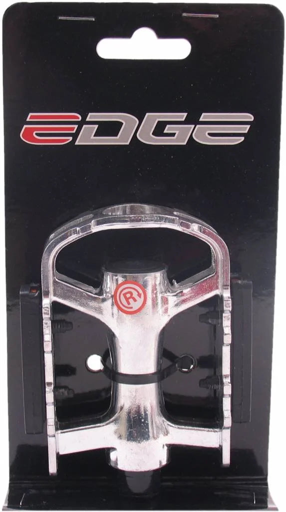 Fietspedalen Edge MTB / Trekking Luxe - Aluminium Zilver
