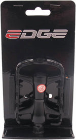Edge MTB Low Profile Bicycle Pedals - Black Aluminum with Polished Side