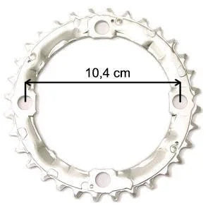 Shimano Tandwiel Deore 32T Zilver