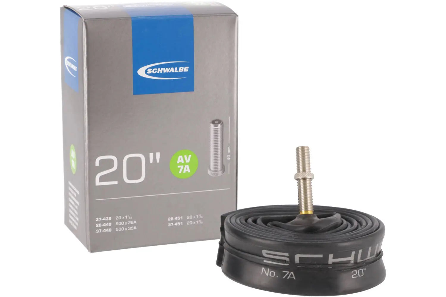 Binnenband Schwalbe AV7A 20" - 40mm Ventiel