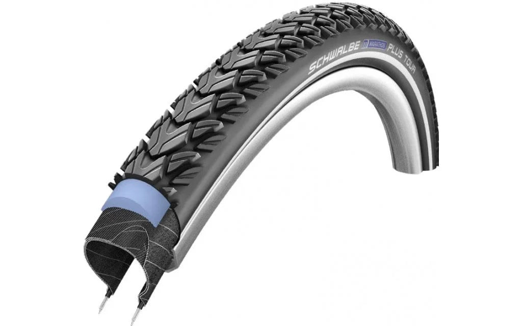 Buitenband Schwalbe Marathon Plus Tour SmartGuard 37-622 (28x3/8) - Zwart met Reflectie