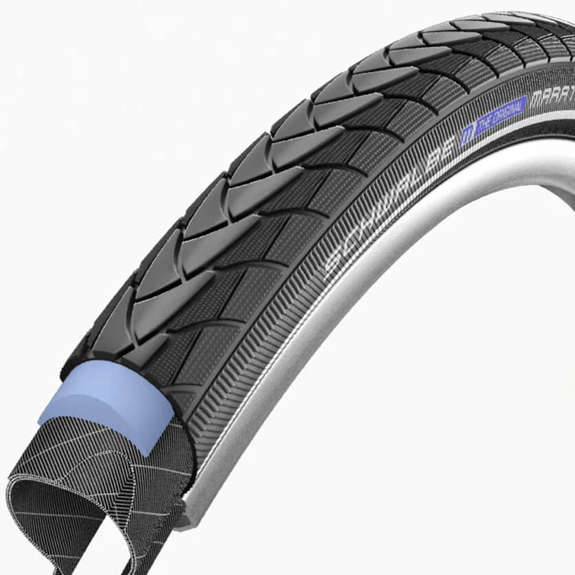 Buitenband Schwalbe Marathon Plus 42-590 (26 x 1 3/8) - Zwart met Reflectie
