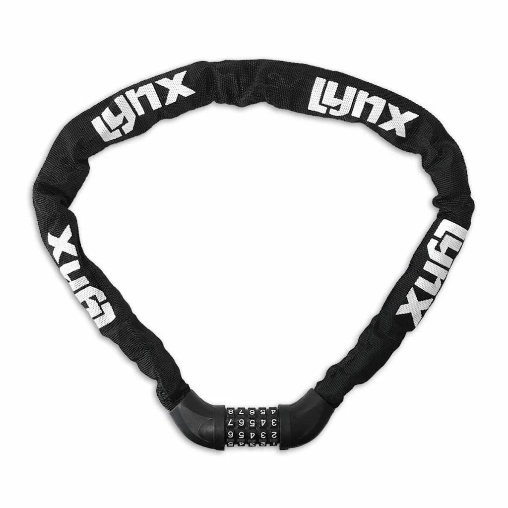 Lynx Number Chain Lock - Black