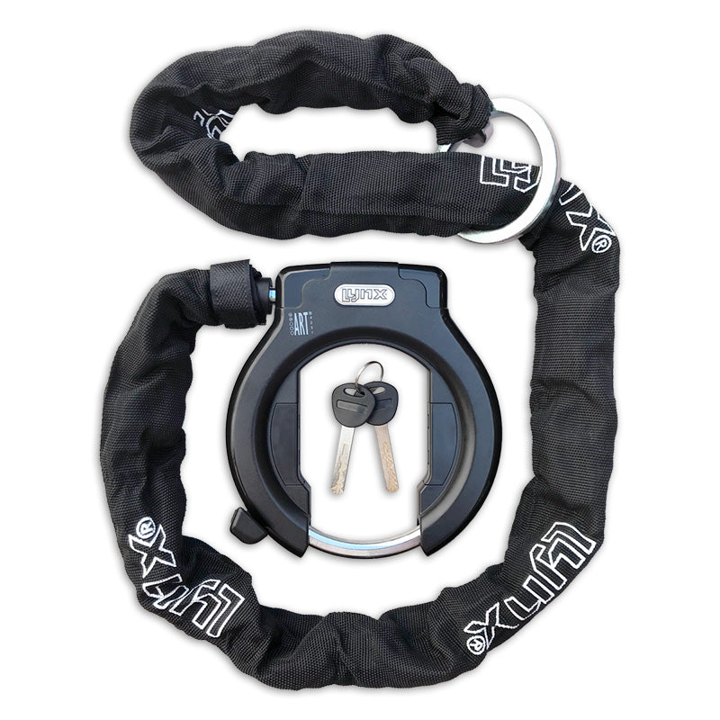 Ringslot met insteekketting Lazo ART 2 - 120 cm