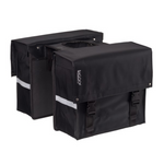 Bagoo Dubbele Fietstas Bisonyl Zwart - 34L