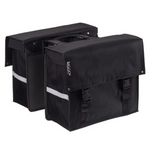 Bagoo Dubbele Fietstas Bisonyl - Zwart - 46L