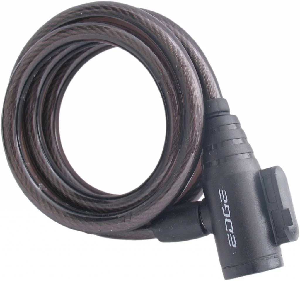 Spiral lock Edge Wired 120 - ø12 x 1800 - Black