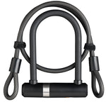 Axa Newton Mini Pro padlock + cable 100/10 - black