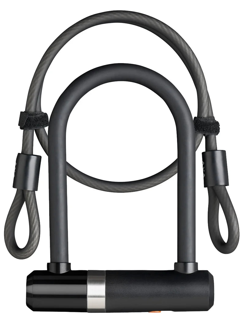 Beugelslot AXA Newton Mini + Cable 100/8