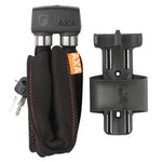 Vouwslot AXA Foldable 800 100/8 - grijs (winkelverpakking)