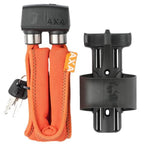 AXA Foldable 800 100/8 folding lock - orange (retail packaging)