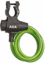 Spiraalkabelslot AXA Zipp 120/8 - groen (op kaart)