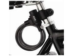 Spiraalkabelslot AXA Rigid 180/8 met framehouder - zwart (op kaart)