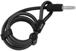 Lock cable Axa RLS 115/10 - black (on card)