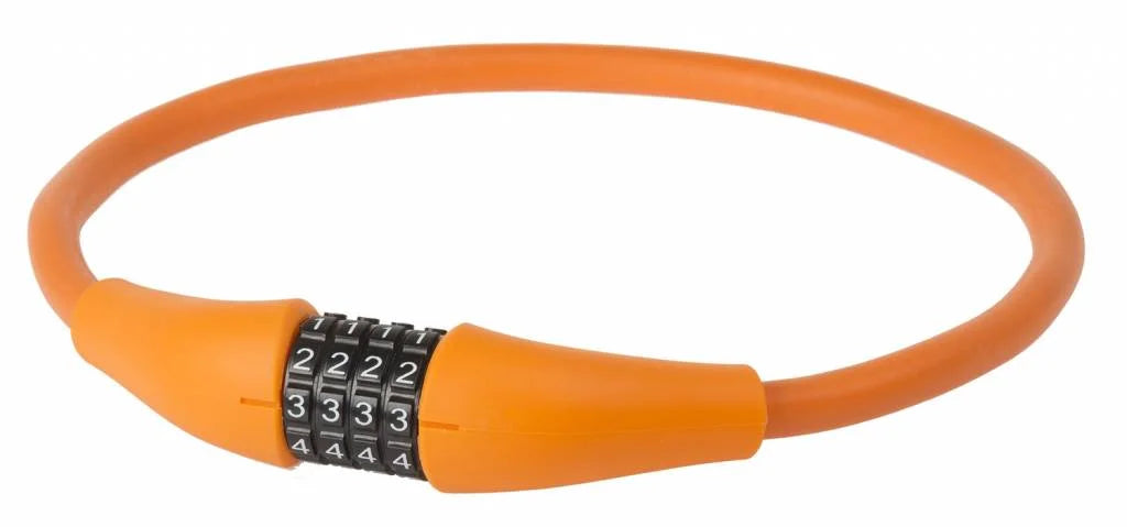 Cable Lock + Cyfer M-Wave Silicon Orange