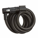 Kabelslot Axa Newton 180/15 code met houder - zwart (op kaart)