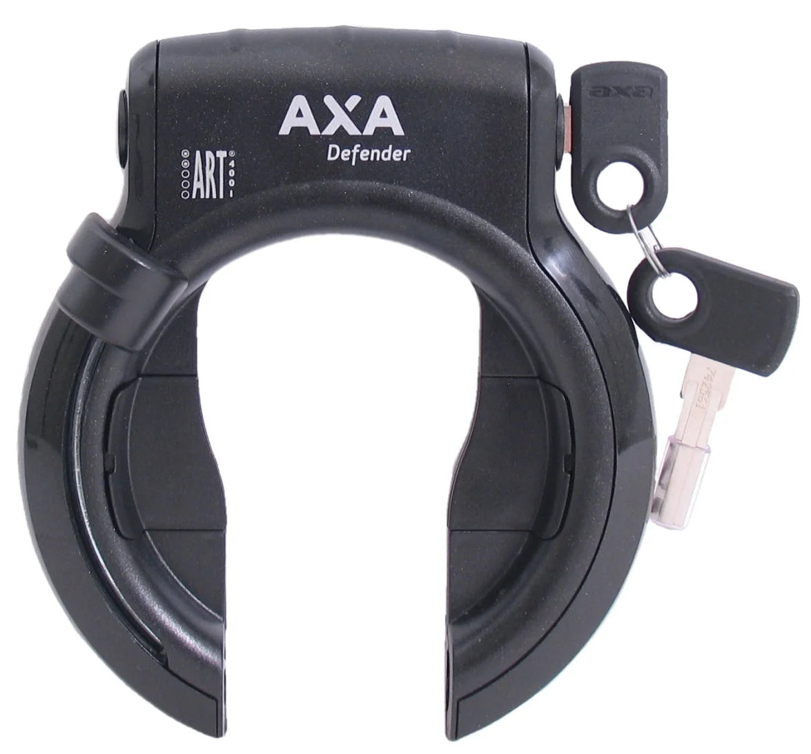 AXA Defender Bosch 3-cylinder ring lock - glossy black (workshop packaging)