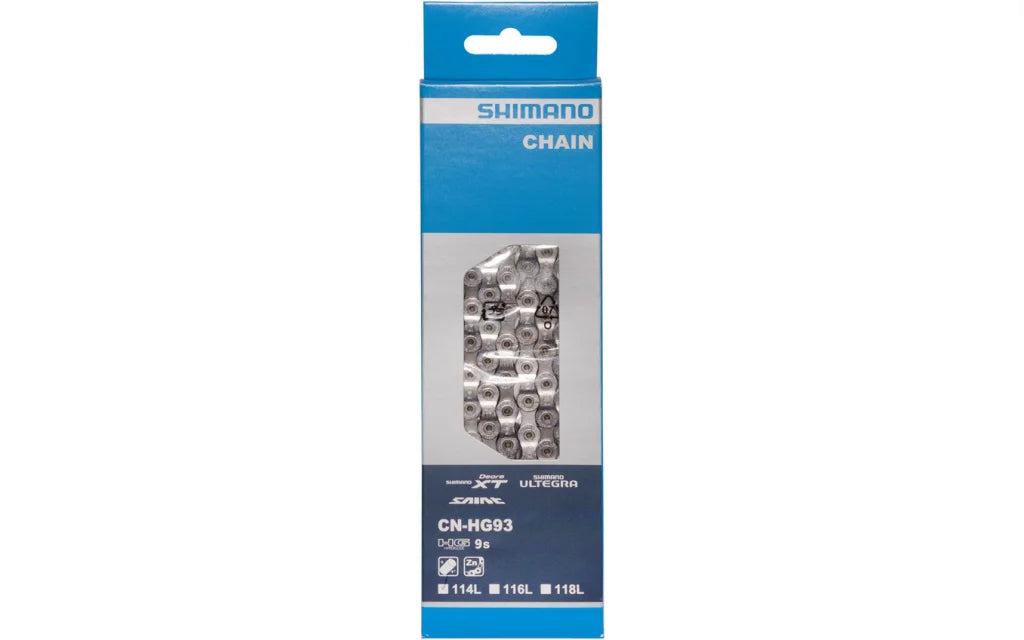 Ketting Shimano Deore XT / Ultegra HG93 - 9 Speed - 116 schakels met kettingpen