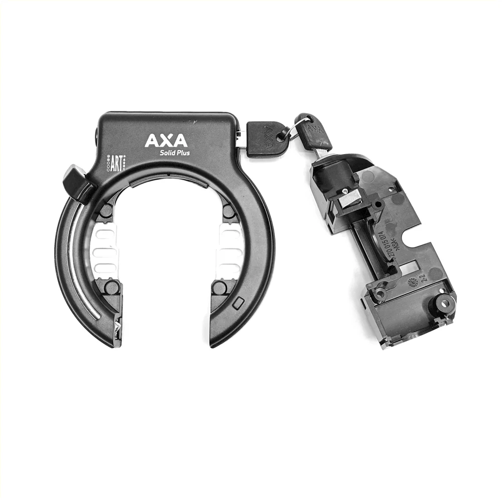 Ring lock AXA Solid + with Bosch 2 battery lock ART 2 - Black