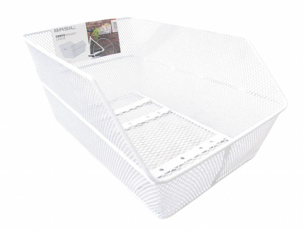 Basket Basil Cento White