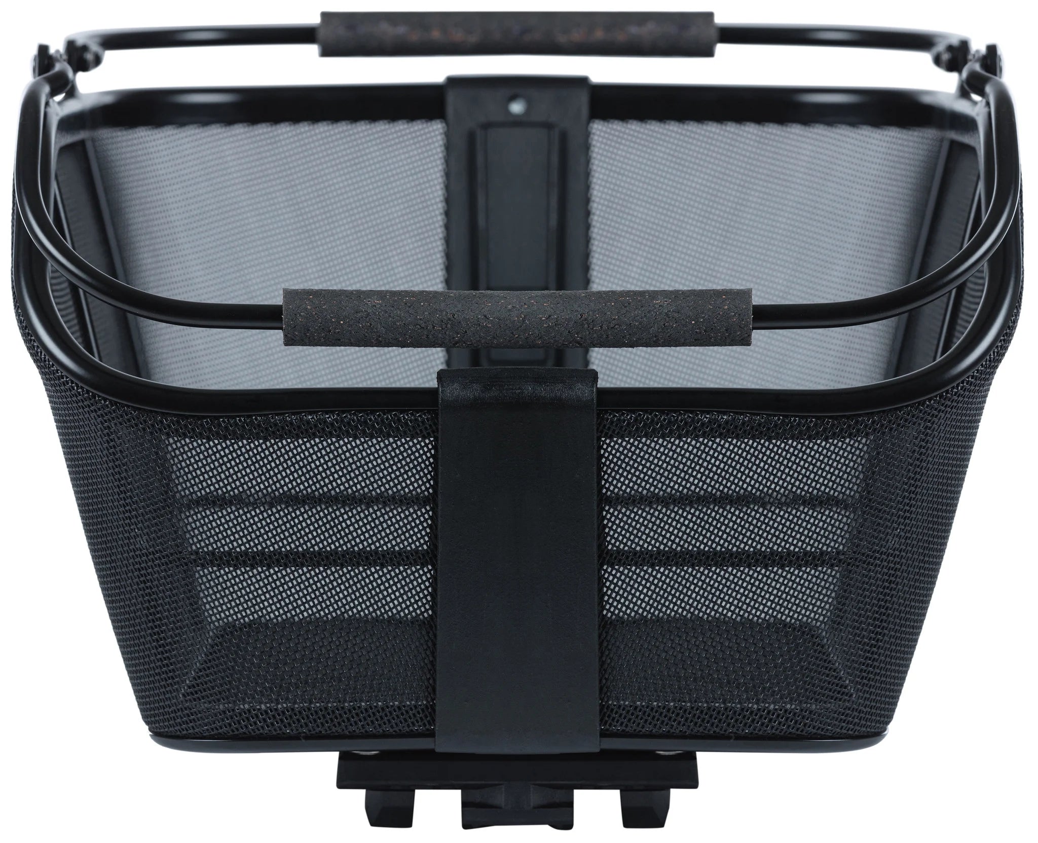 Fietsmand Basil Cento Tech Fiber Nordlicht MIK - achterop - solid zwart