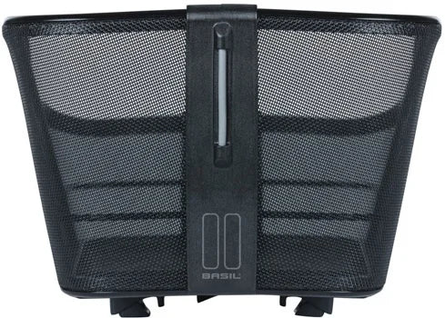 Fietsmand Basil Cento Tech Fiber WSL - achterop - solid zwart