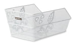 Fietsmand Basil Cento Flower - Wit