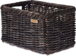 Basil Noir L Transportfietsmand Rotan Fietsmand 31 liter - Gemêleerd Zwart