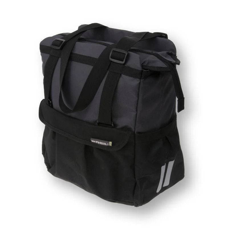 Tas Basil Shopper-Xl Zwart/Anthraciet