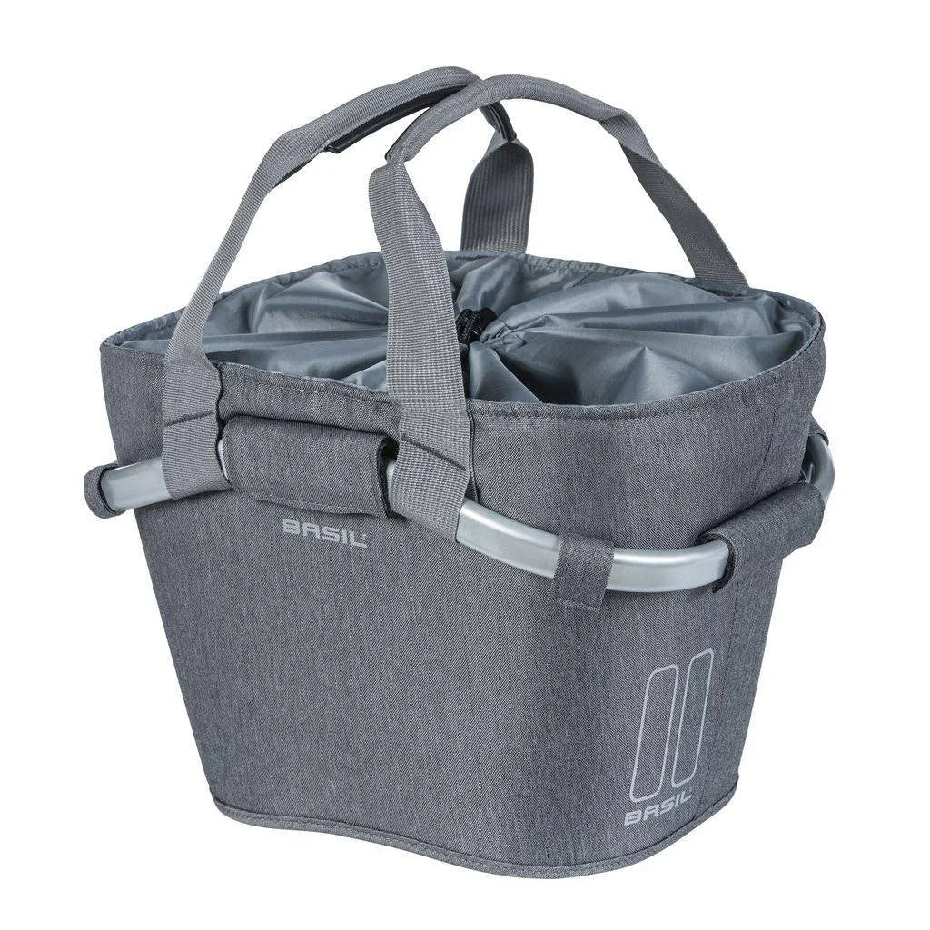 Fietsmand Basil 2day Carry All 15 liter - Grijs
